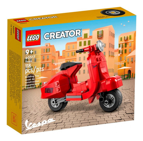 Lego 40517 - Scooter Vespa Creator, número de piezas 118