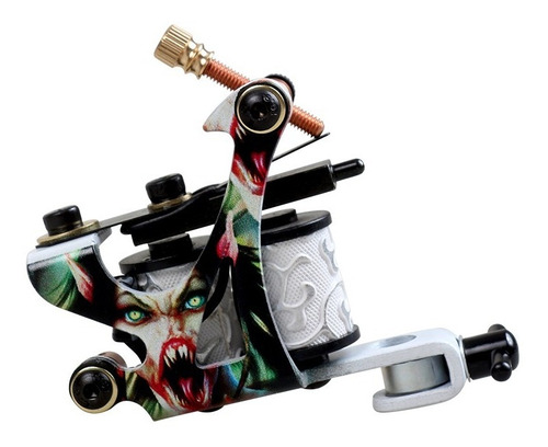 Imagen 4 de 8 de Tattoo Kit Para Tatuar 2 Maquinas 1 Fuente Tintas Etc