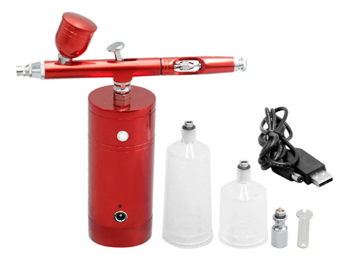 Kit De Aerógrafo Recargable Usb Aerógrafo Portátil Kkmoon