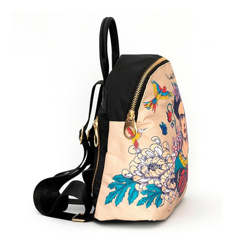 Cartera / Mochila Original Frida Kahlo Fkn-mom (beige/black)