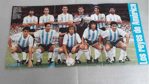 Póster Argentina Campeón De América 1993 Revista Goles 