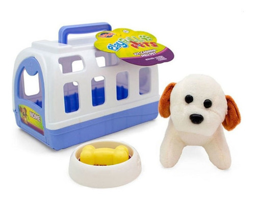 Imagem 2 de 2 de Kit Casinha Meu Pet - Branco - Playfull Pets -toyng