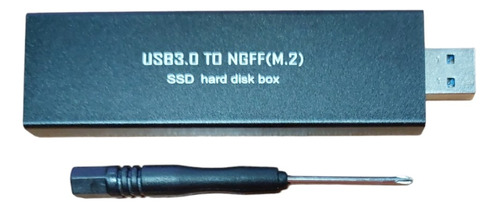 Adaptador Case Cofre Disco Ssd M2 M.2 Ngff A Usb 3.0 60 80