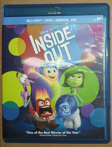 Inside Out Intensa Mente Dvd Blu Ray