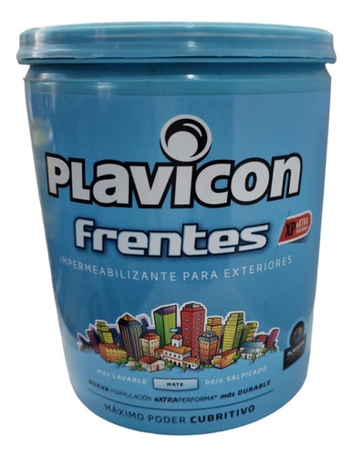 Plavicon Frentes Pintura Latex Impermeable Exterior 1 Lt