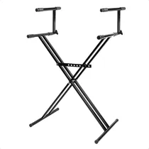 Comprar Pie Soporte Doble Tijera Para Dos Teclados Y Pianos  Kp