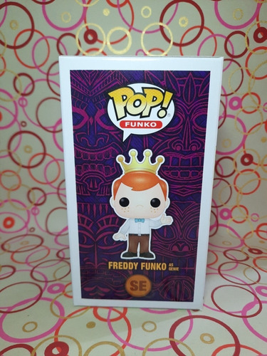 Funko Pop Freddy Funko Genie Genio Metalico Sdcc 350 Pzs (Usado)