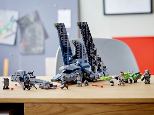 Blocos de construção Lego Star Wars The Bad Batch attack shuttle 969 peças em caixa