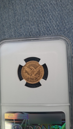 Moneda De Oro 2 1/2 D Liberty Gold Año 1855 Morocota 