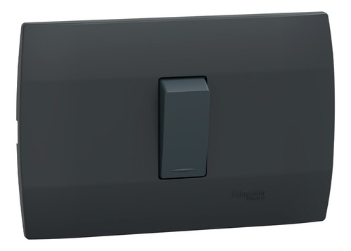 Interruptor Sencillo Con Placa Marisio 16a, 250v, 1m, 1 Vía Color Negro Corriente Nominal 16 A Voltaje Nominal 250v