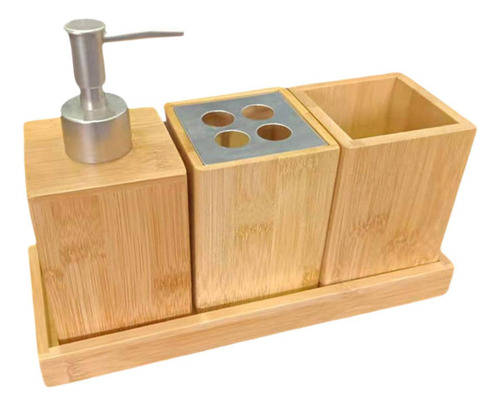 Juego De 4 Accesorios De Baño, Dispensador De Loción,
