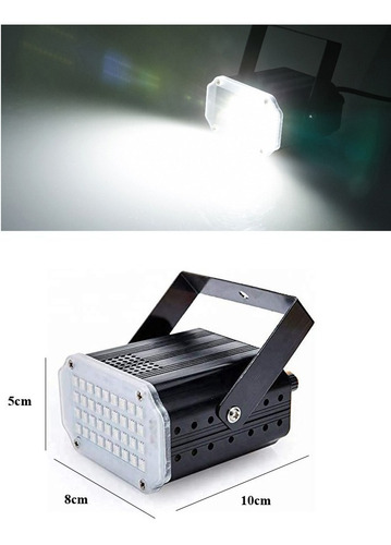 Imagen 5 de 10 de Combo Luces Led Dj Fiesta Bola + Proton 36 + Laser + Flash