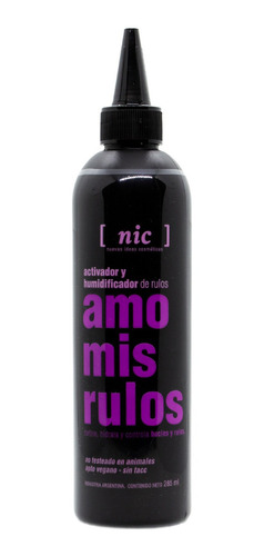 Nic Amo Mis Rulos Crema Vegana Para Rulos Y Blucles 285ml 3c