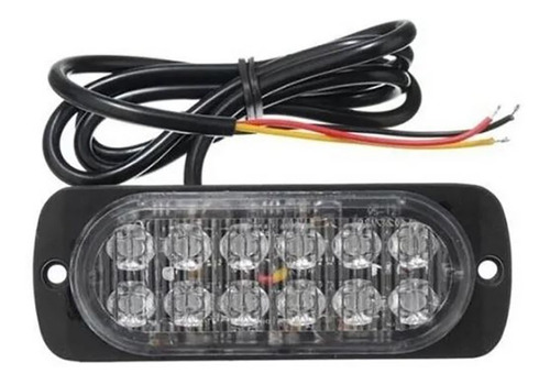 Foco Neblinero Estroboscopico 12-24v Destellante 12 Led