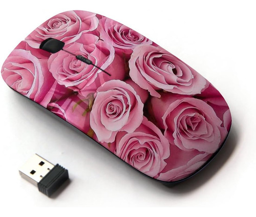 Koolmouse [ratón Inalámbrico Óptico 2,4g [roses Valentines