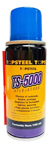 Lubricante Aflojatodo Top Steel Ts-5000 De 100ml