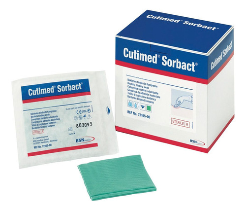 Cutimed Sorbact Malla 7 X 9cm Pack X 40 Unid.