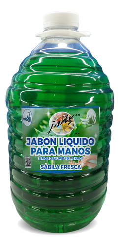 Jabon De Manos Liquido Sabila Fresca Rinde 20 Lt Pcos64c20