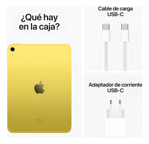 iPad Apple 10,9'' 64gb Color Amarillo