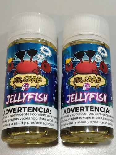 Imagen 3 de 3 de Esencias Vaper E Liquids Mr Crab 30ml