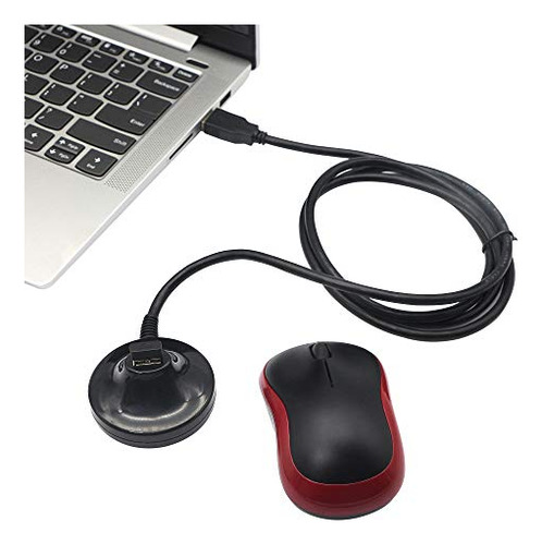 Cable De Extensión Usb 3.0 De 4.7 Pies Con Pedestal Macho A