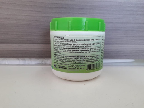 Mastique Pasta Topica Cicatrizante Para Uso Vegetal X 180 G