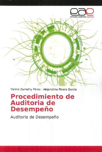 Libro Procedimiento De Auditoria De Desempeño De Yanine Durr