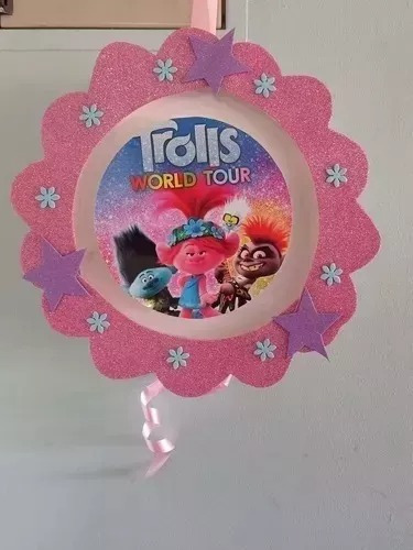 Piñata Cumpleaños Infantil Trolls