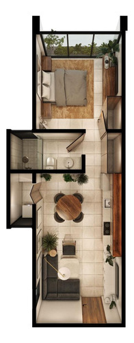 Departamento En Venta En Dzitya, Yucatán 1 Hab Con Amenidades