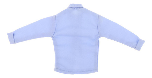 M Abrigo De Camisa A Escala 1/12 Para Accesorio De Azul Y