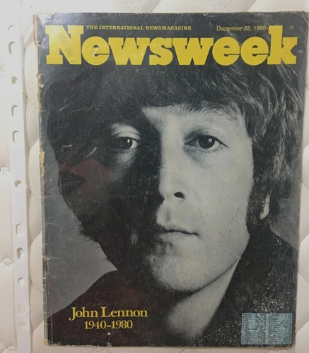 Revista Muerte De John Lennon Única Coleccionistas