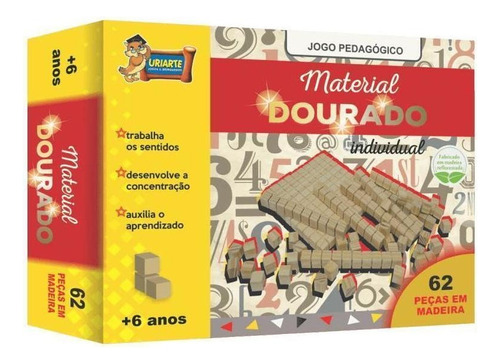 Material Dourado 62 Peças