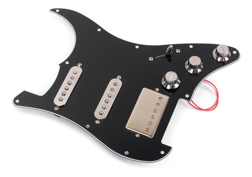 Black Ssh Prewired Pickups Pickguard De Accesorios Para