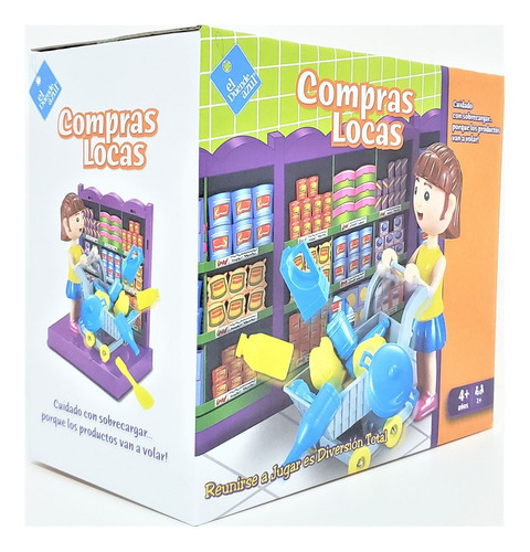 Imagen 2 de 2 de Juego de mesa Compras locas Clásico El Duende Azul 7045