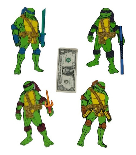 Tortuga Ninja En Fomi Foami Fomy Tortuga Ninja Dulcer Oferta (Usado)