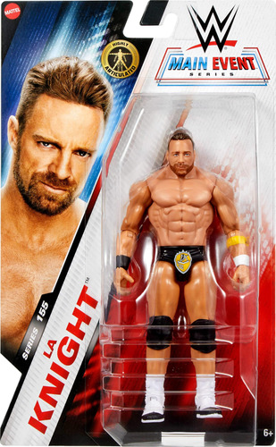 Figura De Acción Mattel Wwe La Knight Main Event Series #155