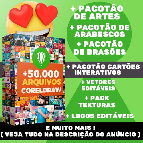 Pack Templates Editáveis Corel Draw +de 1 Milhão De Arquivos