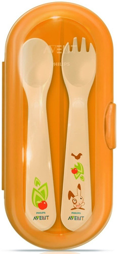 Juego De Cubiertos Para Viaje Avent Philips Con Estuche Nnet