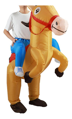 Disfraz De Caballo Inflable, Disfraz De Montar A Niños .