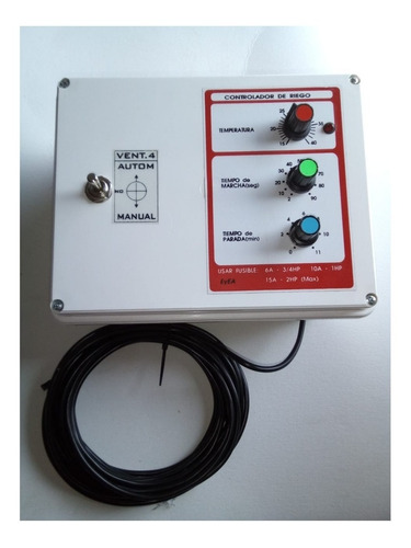 Control De Riego, Para Galpones De Pollos Con Contactor