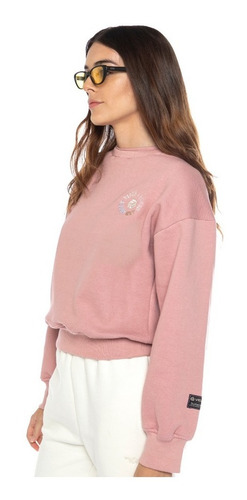 Imagen 2 de 4 de Buzo Vicus Neck V Rosa Fila