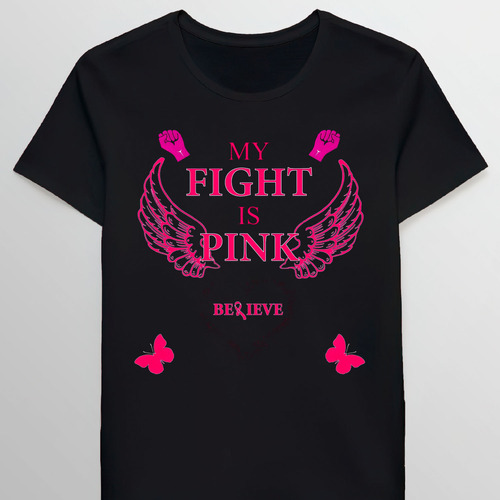 Remera Breast Cancer Awareness My Fight Is Pink 41637819