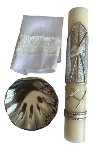 Vela Para Bautizo Kit Completo