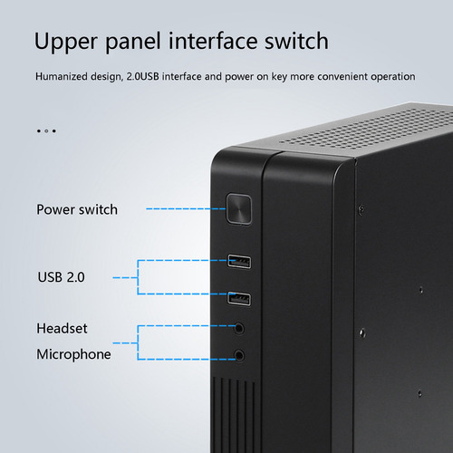 Funda De Ordenador Mx02 Mini Itx Htpc Host Chassis Usb2.0 It