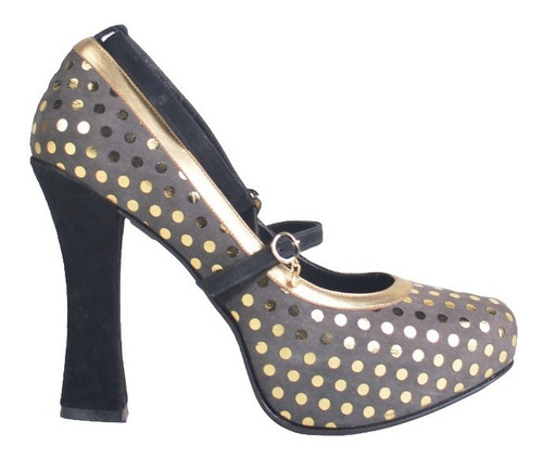 Imagen 1 de 5 de Zapatos De Gamuza De Mujer - Lisa Con Pulsera  - Ferraro