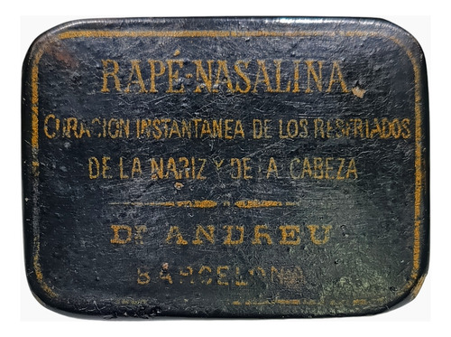 Antigua Caja Rapé Baquelita 