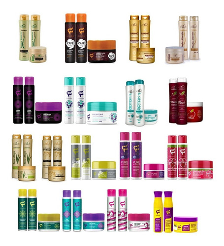 36 Produtos Shampoo Condicionador Máscara