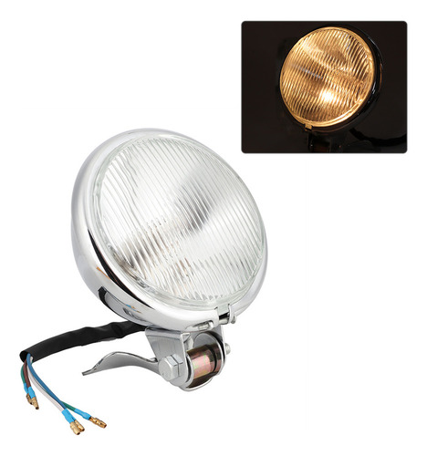 Compatible Faro Retro Universal Para Motocicleta