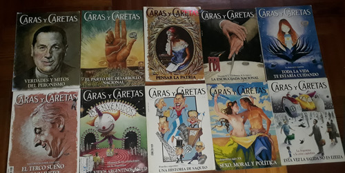Lote X 19 Caras Y Caretas N° 2252 Kirchner 2010 Y Otras (Usado)