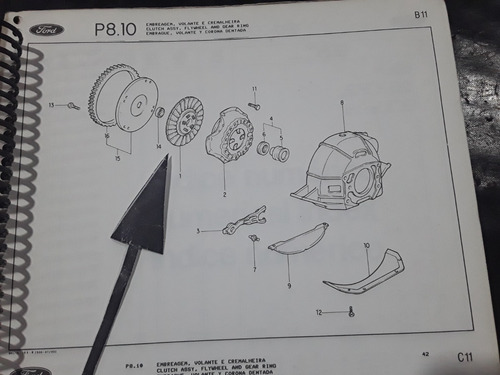 Disco Embreagem Trator Cbt F600 Mt Perkins 300mm Sachs 5547